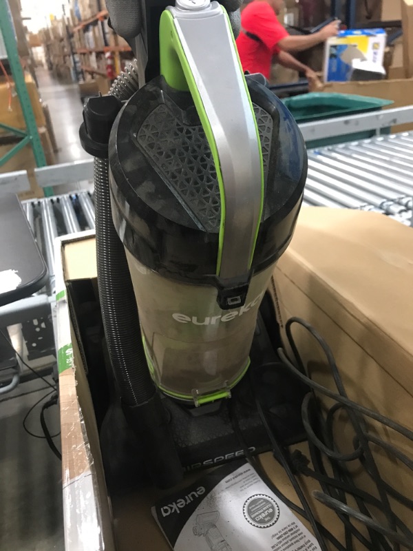 Photo 7 of **USED**
Eureka Airspeed Ultra-Lightweight Compact Bagless Upright Vacuum Cleaner, Replacement Filter, Green AirSpeed + replacement filter