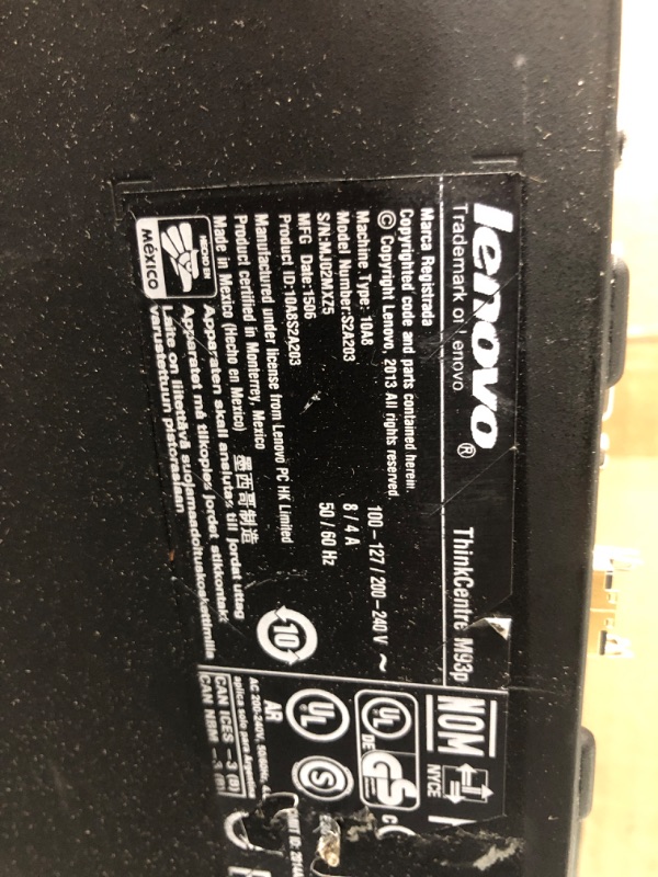 Photo 7 of Lenovo ThinkCentre M93P Tiny Mini Business Desktop Computer, Intel Quad Core i5-4590T Processor, 16GGB RAM, 256GB SSD, WiFi, BT, Windows 10 Pro (Renewed) Core i5-4590T (2.0-3.0 GHz) 16GB | 256GB SSD