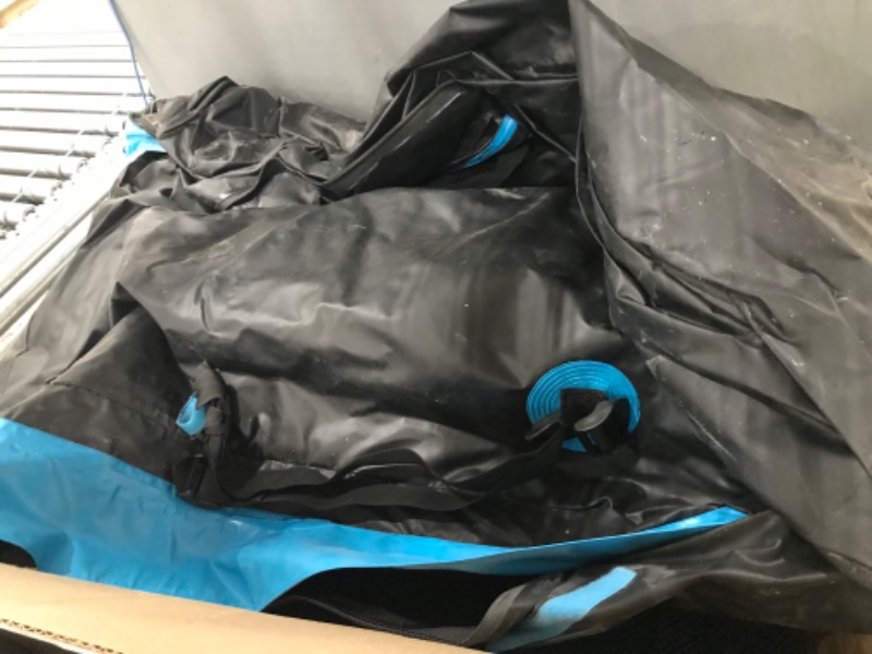 Photo 1 of **zipper broke, straps missing**
KING BIRD Aerodynamic Rooftop Cargo Carrier Bag, 20 Cubic Feet Car Waterproof Roof Bag
