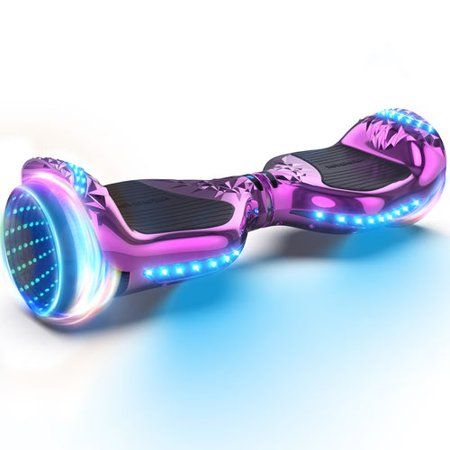 Photo 1 of  HOVERSTAR Crystal Light Wheel Hoverboard 6.5 Inch New Version Bluetooth Hover Board Chrome and Design Color Self-Balance Electric Scooter
