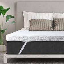 Photo 1 of 3 Inch Cool Gel Memory Foam Mattress Topper Queen Size Bed,Removable Soft Cover, Comfort Body Support & Pressure Relief,10 Year Warranty
