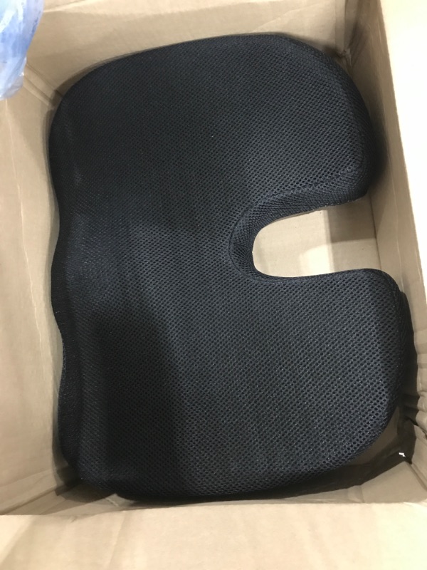 Photo 2 of Amazon Basics Memory Foam Seat Cushion for Office Chair Seat Cushion Memory Foam