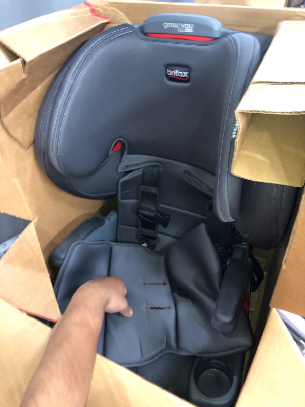 Photo 2 of Britax Grow with You ClickTight Harness-2-Booster Car Seat, Cool N Dry - Cool Flow Moisture Wicking Fabric ClickTight Cool n Dry
