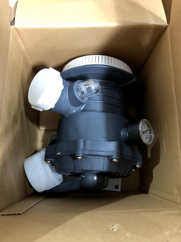 Photo 2 of ***PARTS ONLY NOT FUNCTIONAL***INTEX 26647EG SX2800 Krystal Clear Sand Filter Pump for Above Ground Pools, 14in 14in Sand Filter Pump