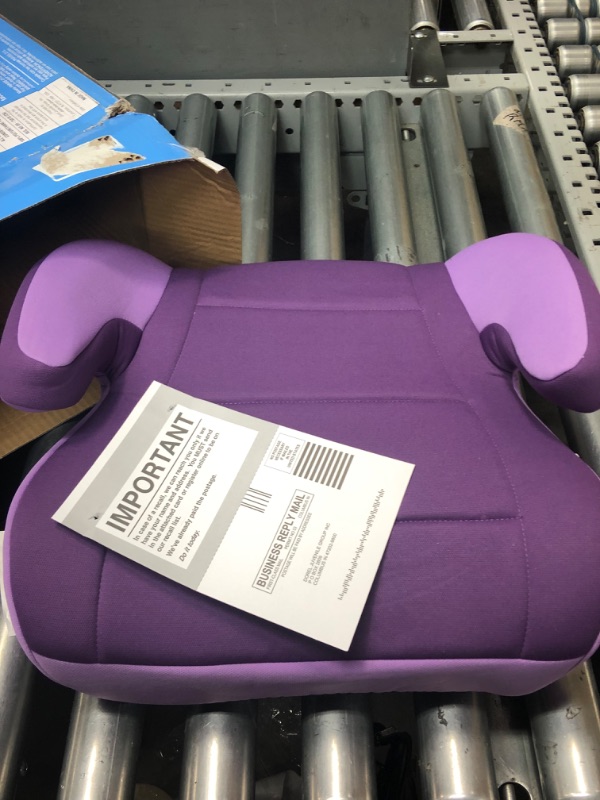 Photo 3 of Cosco Topside Child Safe Belt Positioned Backless Booster Car Seat, Purple Grape