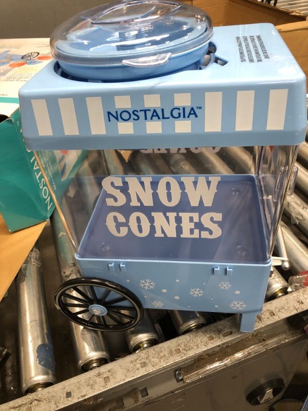 Photo 2 of ***PARTS ONLY - SEE NOTES*** Nostalgia Snow Cone Maker Blue