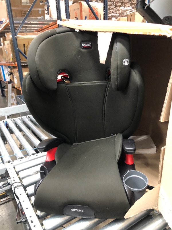 Photo 2 of **RIGHT CUP HOLDER MISSING**
Britax Skyline 2-Stage Belt-Positioning Booster Car Seat, Dusk - Highback and Backless Seat
