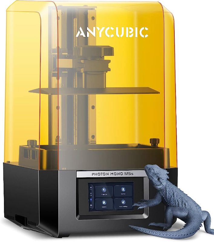 Photo 1 of NYCUBIC Photon Mono M5s 12K Resin 3D Printer, 10.1" Monochrome LCD Screen, Smart Leveling-Free, 3X Faster Printing Speed (add The high Speed Resin), Printing Size of 7.87" x 8.58" x 4.84" (HWD)