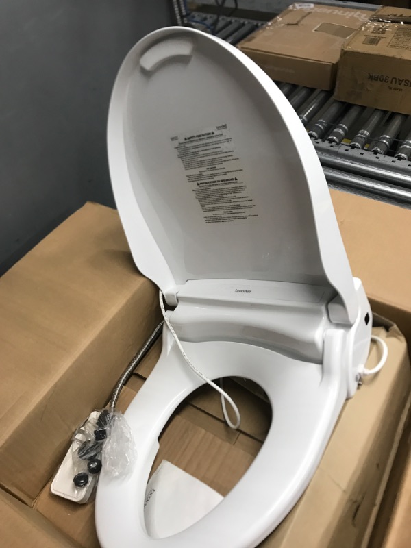 Photo 3 of (USED) Brondell Swash Electronic Bidet Toilet Seat LE99, Fits Elongated Toilets, White