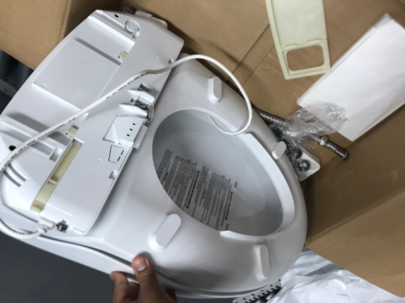 Photo 4 of (USED) Brondell Swash Electronic Bidet Toilet Seat LE99, Fits Elongated Toilets, White