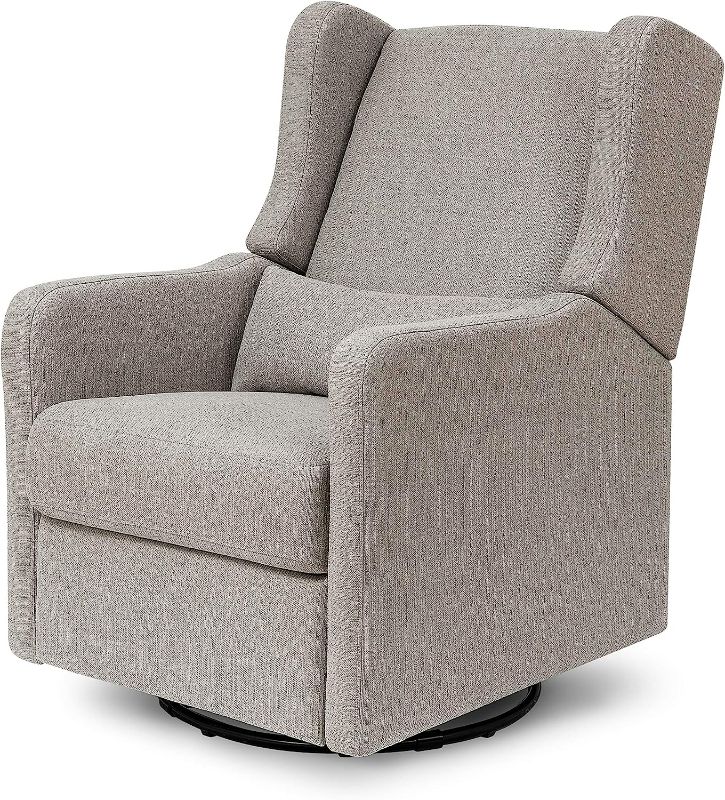 Photo 1 of  Recliner and Swivel Glider in Performance Grey Linen, Water Repellent & Stain Resistant