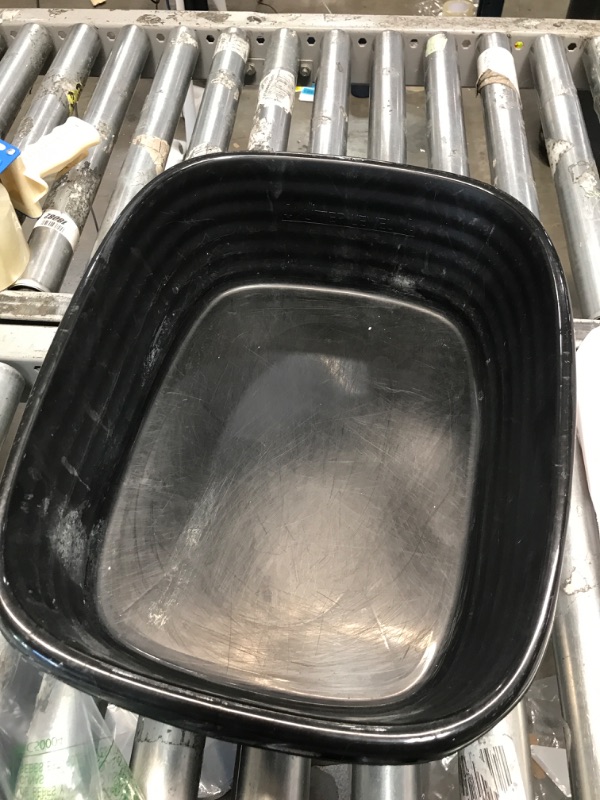 Photo 2 of **USED**
BLACK/GREY LITTER BOX WITH HIGH SIDES