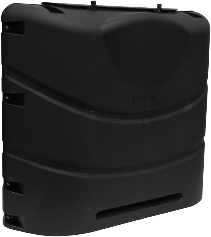 Photo 1 of *SEE NOTES* Camco 40542 Heavy-Duty 20lb or 30lb Dual Propane Tank Cover Black Packaging