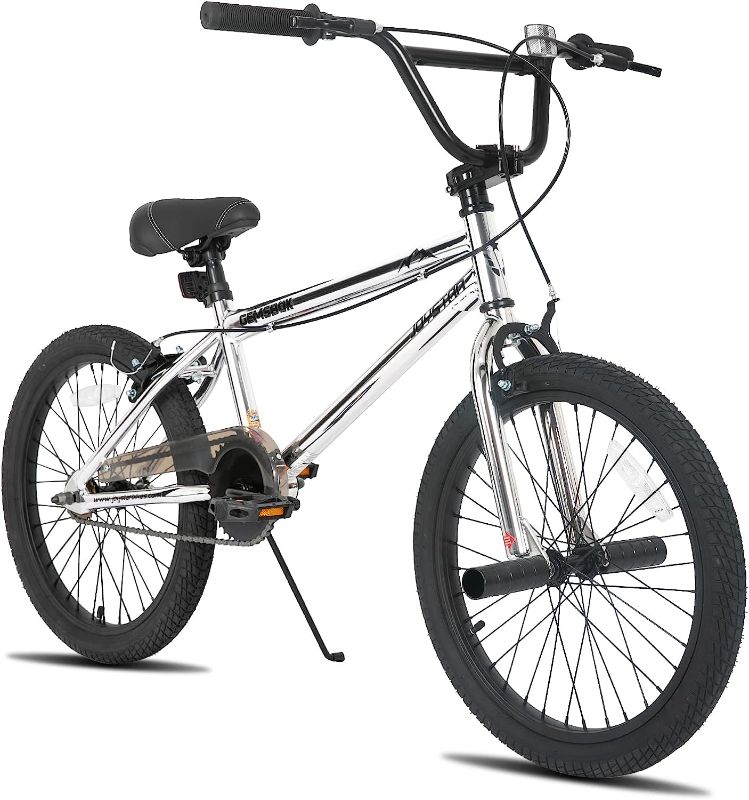 Photo 1 of JOYSTAR Gemsbok 20 Inch BMX Bike for Kids Ages 7 Year and Up, Freestyle Kids' Bicycles for Boys Girls Beginner Level Riders, Dual Hand Brakes, Single Speed Kids Bike, Multiple Colors
