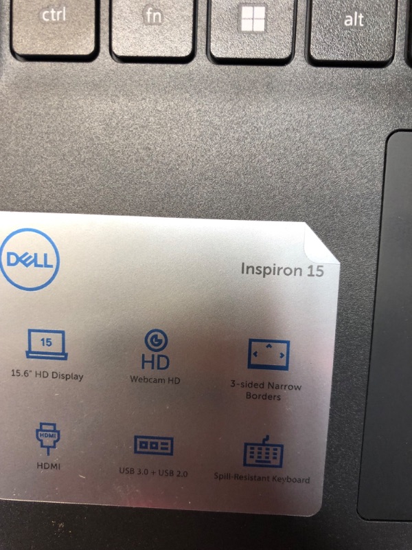 Photo 6 of Dell 2023 Inspiron 15 3000 Business Laptop, 15.6 HD Display, Intel Pentium N5030 Quad-Core Processor, up to 3.10 GHz, 16GB DDR4 RAM,1TB PCIe SSD,HD Webcam,SD Card Reader,HDMI,Wifi,Windows 11 Pro,Black 16GB RAM | 1TB PCIe SSD