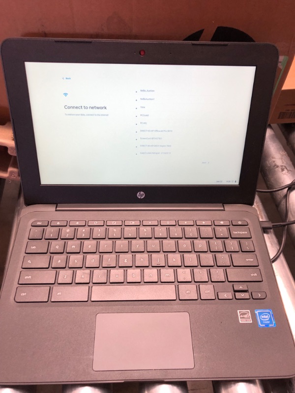 Photo 1 of HP Chromebook 11A-NB0013DX 11.6" 4GB 32GB Intel Celeron N3350 X2 1.1GHz Chrome OS, Ash Gray
