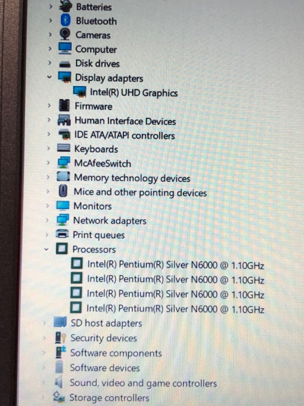 Photo 4 of Lenovo ideapad 1 15.6 FHD Laptop, Intel Pentium Sliver N6000 Processor, 4GB RAM, 128GB eMMC, 1-Year Mircrosoft Office 365, Windows 11 Home in S Mode - 82LX0050US