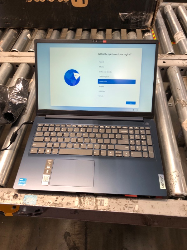 Photo 1 of Lenovo ideapad 1 15.6 FHD Laptop, Intel Pentium Sliver N6000 Processor, 4GB RAM, 128GB eMMC, 1-Year Mircrosoft Office 365, Windows 11 Home in S Mode - 82LX0050US