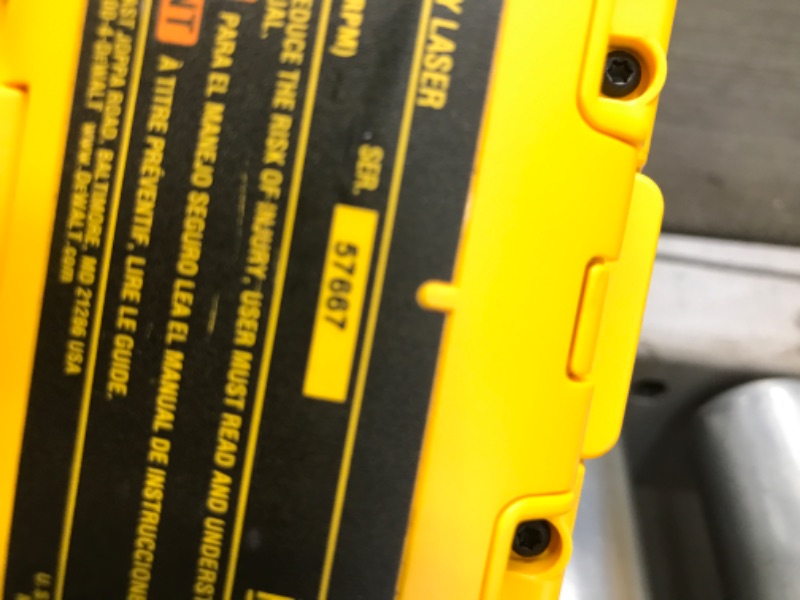 Photo 3 of DEWALT Rotary Laser Level Kit, Indoor/Outdoor Survey Laser Transit (DW074KD)
