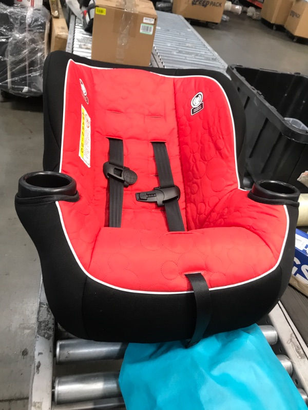 Photo 2 of **SEE NOTES**
Disney Baby Onlook 2-in-1 Convertible Car Seat, Rear-Facing 5-40 pounds and Forward-Facing 22-40 pounds and up to 43 inches, Mouseketeer Mickey
