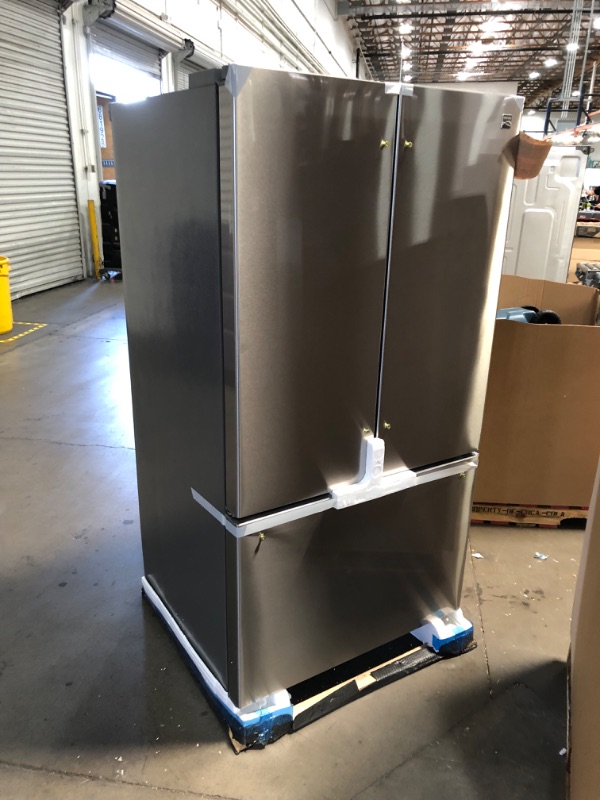 Photo 2 of **MINOR DENTS**Kenmore 73025 26.1 cu. ft. French Door Refrigerator with Ice Maker - Fingerprint Resistant Stainless Steel
