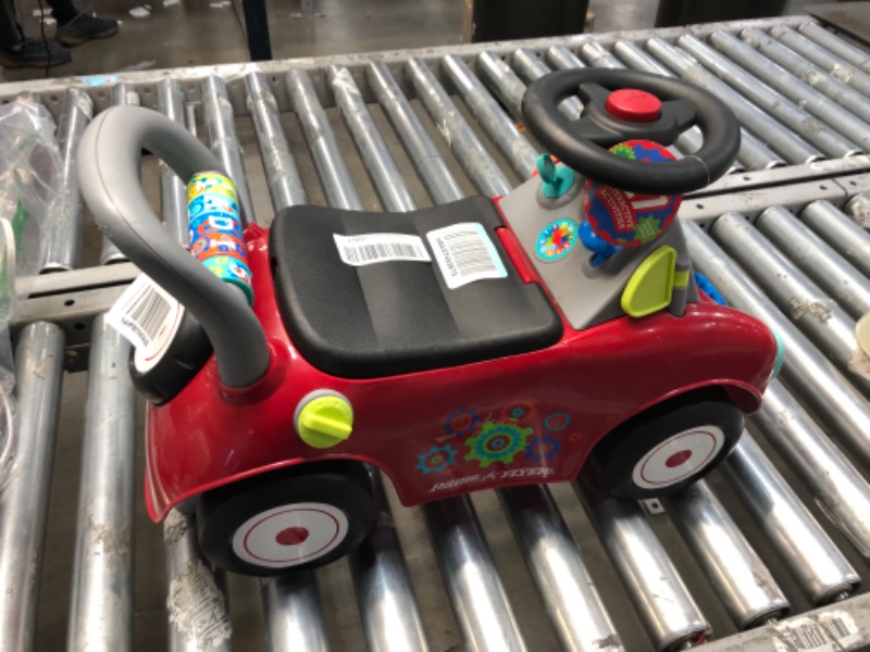 Photo 2 of **MINOR WEAR & TEAR**Radio Flyer Busy Buggy, Sit to Stand Toddler Ride On Toy, Ages 1-3, Red Kids Ride On Toy
