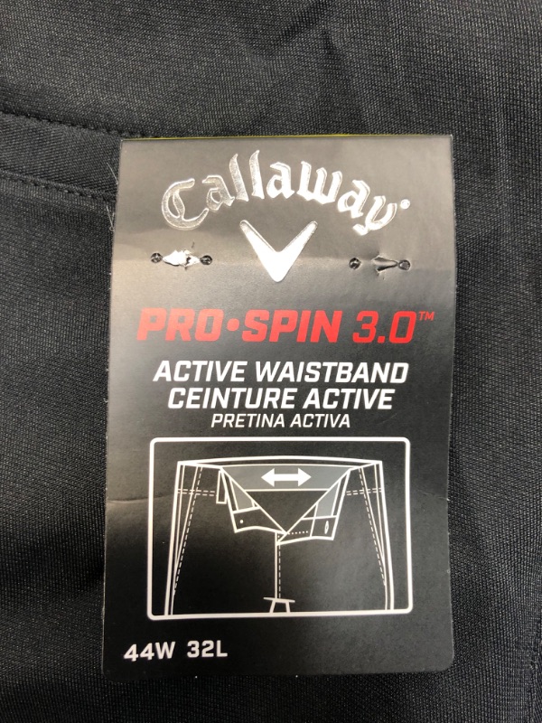 Photo 4 of Callaway Men's Pro Spin 3.0 Stretch Golf Pants with Active Waistband (Waist Size 30-42 Big & Tall)
