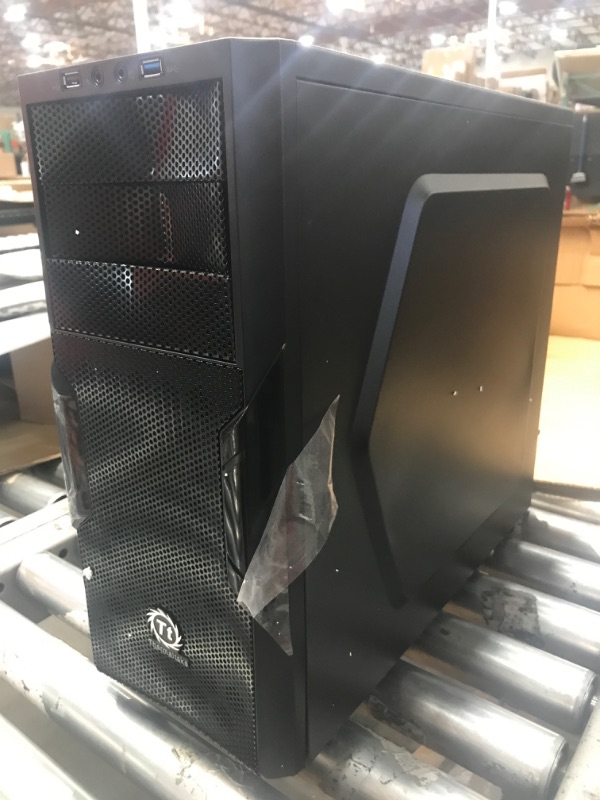 Photo 2 of **DAMAGED UNIT** Thermaltake Versa H22 Black ATX Mid Tower Perforated Metal Front and Top Panel Gaming Computer Case CA-1B3-00M1NN-A0 & Smart 430W 80+ 