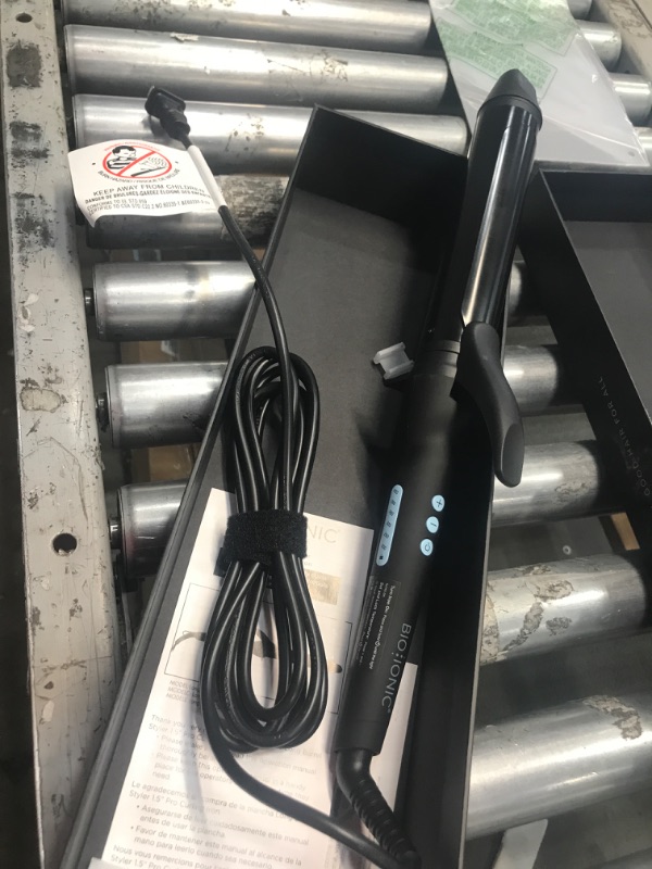 Photo 1 of **TESTED** BIO IONIC Long Barrel Styler Curling Iron 1.5"