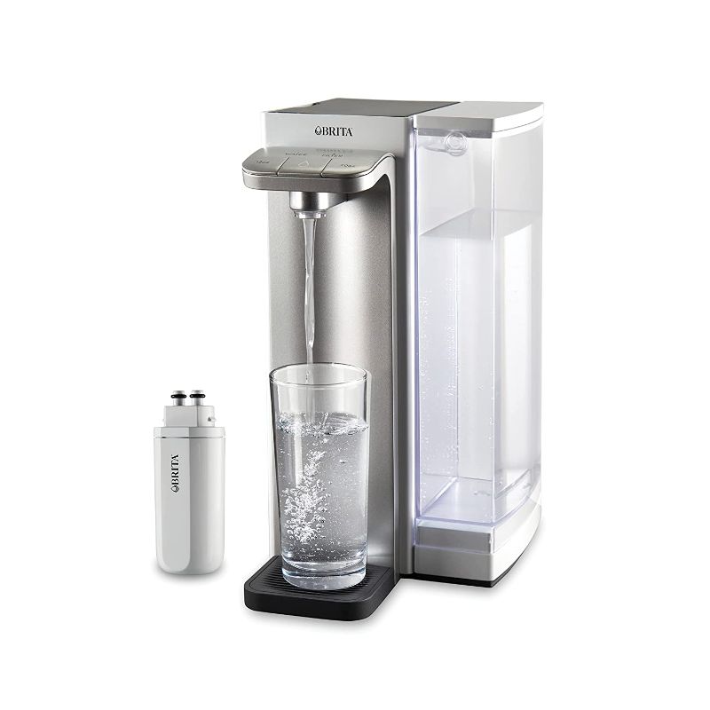 Photo 1 of **WATER RESEVOIR IS FRACTURED*
Brita Hub Instant Powerful Countertop Water Filter System, 12 Cup Water Reservoir.