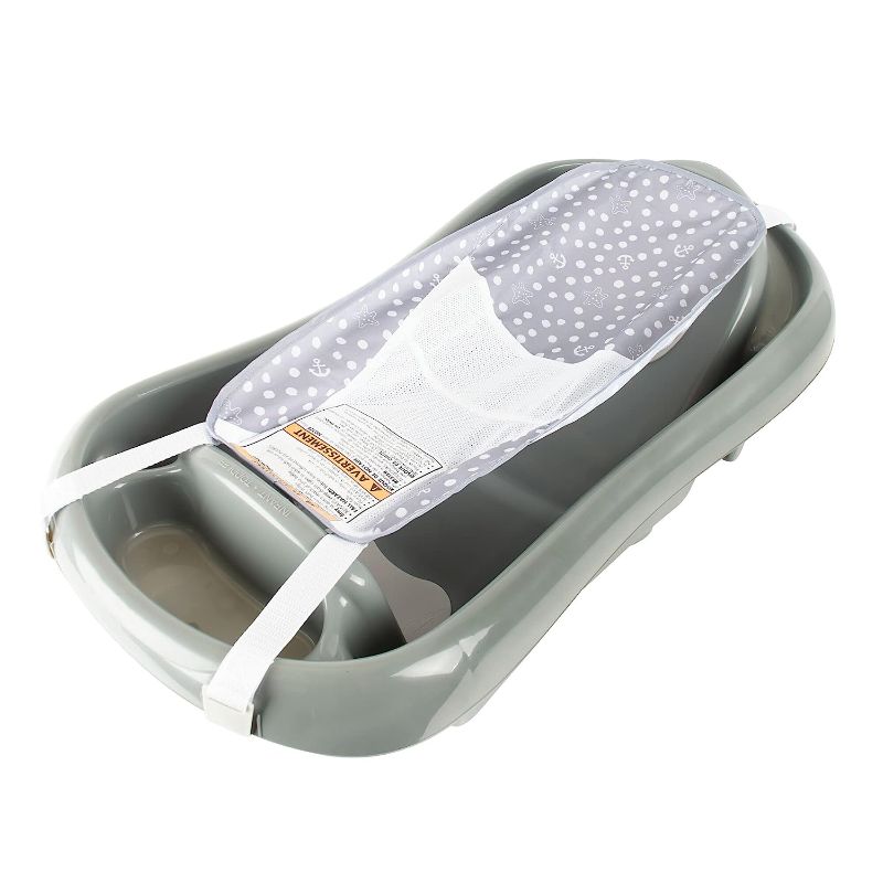 Photo 1 of **missing cloth**
The First Years Sure Comfort Renewed Baby Bathtub - 50% Recycled Plastic - 3-in-1 Convertible Newborn to Toddler Bathtub - Baby Bath Essentials
