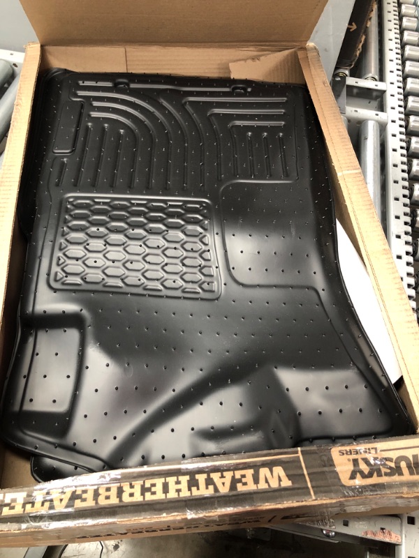 Photo 2 of Husky Liners Weatherbeater Series | Front & 2nd Seat Floor Liners (Footwell Coverage) - Black | 98951 | Fits 2005-2015 Toyota Tacoma Double Cab 3 Pcs