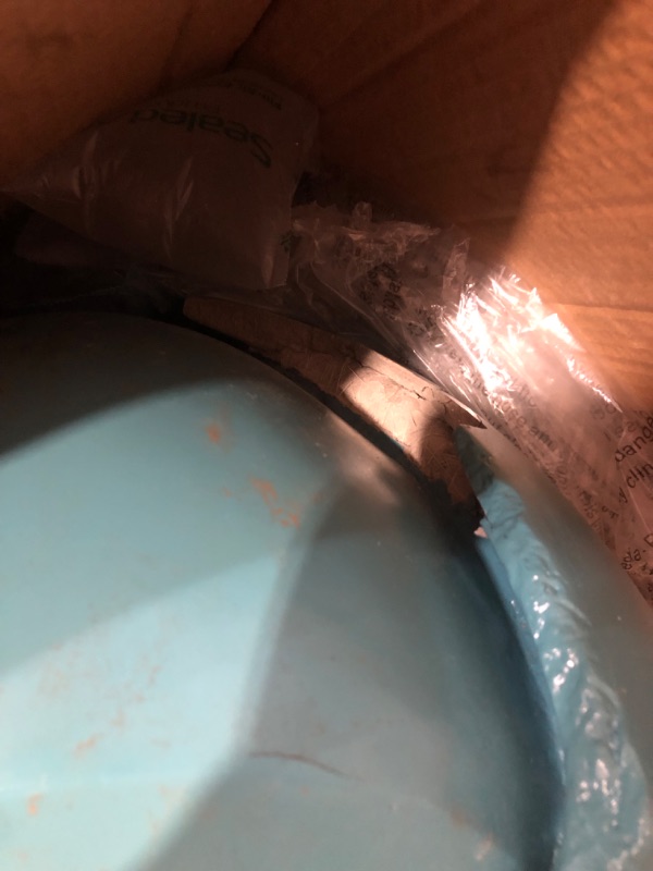 Photo 1 of *SEE NOTES* Alpine Corporation DIG100XS w/LED Light Water Jar Fountain, 32 Inch Tall, Turquoise