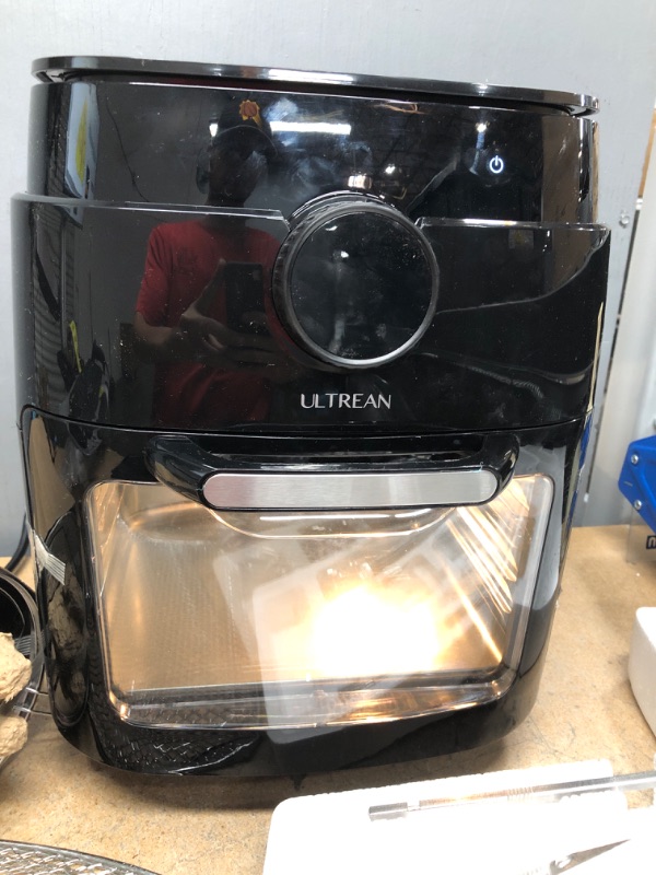 Photo 2 of **PARTS ONLY** NON FUNCTIONAL DOESNT TURN ON** Ultrean Air Fryer oven, 12.5 Quart Airfryer Toaster Oven with Rotisserie,Bake,Dehydrator,Auto Shutoff and 8 Touch Screen Preset, 8 Accessories & 50 Recipes Muiti