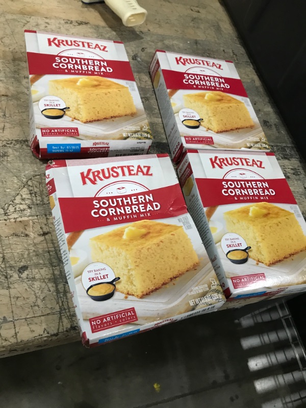 Photo 2 of **BUNDLE OF 4**   Krusteaz Southern Cornbread and Muffin Mix, 11.5-Ounce Boxes Experation Date: 07/30/2023