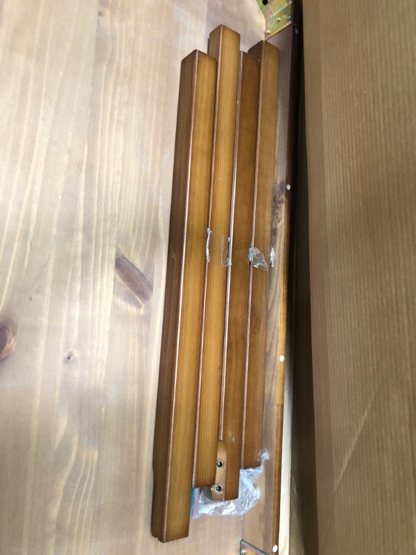 Photo 1 of (missing hardware )Zinus Juliet Espresso Wood Dining Table / Table Only, 45 in x 28 in x 29 in