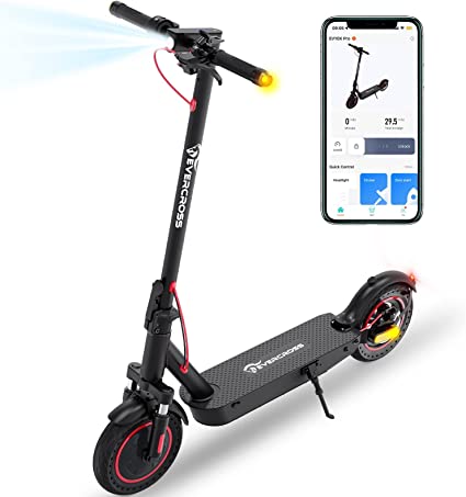 Photo 1 of (missing parts)EVERCROSS EV10K PRO App-Enabled Electric Scooter, Electric Scooter Adults with 500W Motor, Up to 19 MPH & 22 Miles E-Scooter, Lightweight Folding Electric Scooter for Adults with 10'' Honeycomb Tires