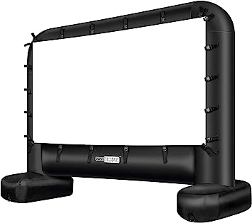 Photo 1 of **unknown brand** 14 Feet Indoor and Outdoor Inflatable Blow up Mega Movie Projector Screen with Carry Bag for Front and Rear Projection
