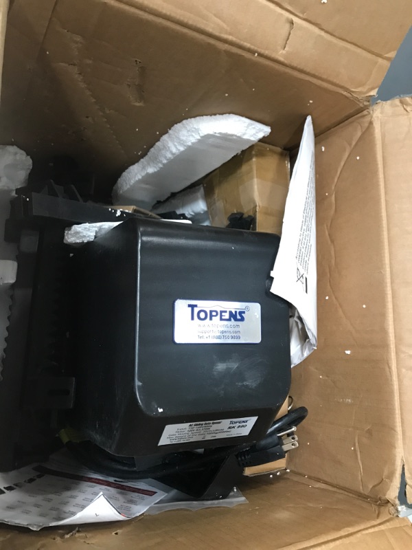 Photo 2 of **USED**
TOPENS RK990T Automatic Sliding Gate Opener Rack Drive Electric Gate Motor for Heavy Driveway Slide Gates Up to 2200 Pounds, Security Gate Operator AC Powered with Nylon Gear Rack and Remote Control