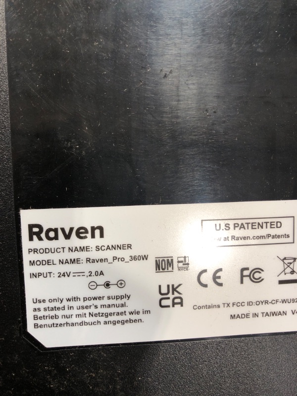 Photo 3 of ***Good For Parts***Raven Pro Document Scanner - Huge Touchscreen, High Speed Color Duplex Feeder (ADF), Wireless Scan to Cloud, WiFi, Ethernet, USB, Home or Office Desktop Black