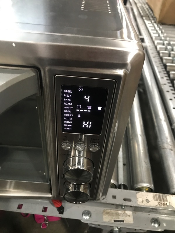 Photo 6 of **USED** 
COSORI Air Fryer Toaster Oven, 12-in-1 combo ,  Convection Oven Countertop, with Rotisserie, Stainless Steel 32QT/32L, 6-Slice Toast, 13-inch Pizza,