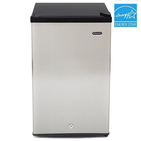 Photo 1 of **USED**
Whynter - 3.0 cu. ft. Energy Star Upright Freezer with Lock - Stainless Steel - Silver