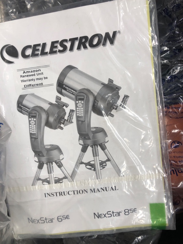 Photo 4 of Celestron - NexStar 6SE Telescope - Computerized Telescope for Beginners and Advanced Users - Fully-Automated GoTo Mount - SkyAlign Technology - 40,000 plus Celestial Objects - 6-Inch Primary Mirror NexStar 6SE Computerized Telescope Telescope Only