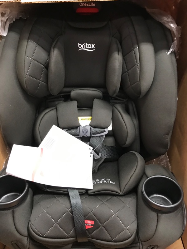 Photo 2 of Britax One4Life ClickTight All-in-One Car Seat, Black Diamond
