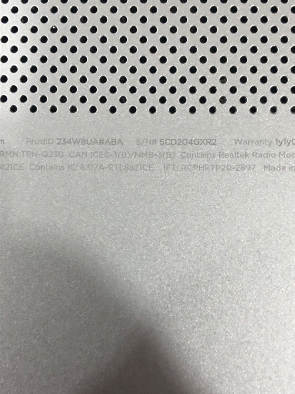 Photo 5 of **DOES NOT STAY POWERED ON***2021 HP 15.6" Laptop Computer, Athlon N3050, 4GB DDR4 RAM, 128GB NVMe SSD, Wireless Mouse, Sleeve, Silver, Windows 10 Home in S Mode with Microsoft 365 +HDMI Cable