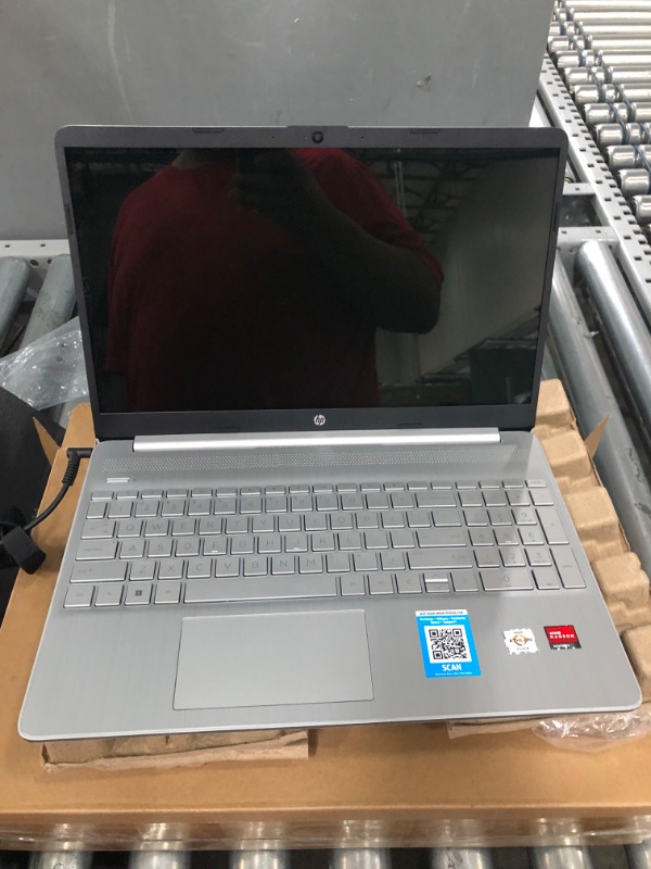 Photo 4 of **DOES NOT STAY POWERED ON***2021 HP 15.6" Laptop Computer, Athlon N3050, 4GB DDR4 RAM, 128GB NVMe SSD, Wireless Mouse, Sleeve, Silver, Windows 10 Home in S Mode with Microsoft 365 +HDMI Cable