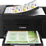 Photo 1 of Canon PIXMA TR4720 All-in-One Multifunction Wireless Color Inkjet Printer, Black - Print Copy Scan Fax - 4800 x 1200 dpi, 8.5 x 14, 2-Line LCD Display, Auto Duplex Printing, 20-Sheet ADF