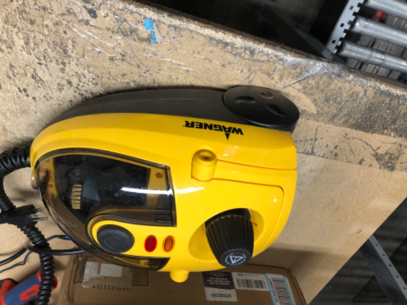 Photo 4 of *** USED *** ** TESTED POWERED ON ** Wagner Spraytech 0282014 915e On-Demand Steam Cleaner & Wallpaper Removal, Multipurpose Power Steamer, 18 Attachments Included (Some Pieces Included in Storage Compartment) 915 Steam