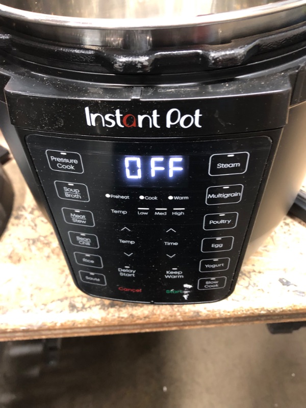 Photo 2 of *** USED *** Instant Pot Duo V6 7-in-1 Electric Multi-Cooker, Pressure Cooker, Slow Cooker, Rice Cooker, Steamer, Sauté, Yogurt Maker, & Warmer, Includes App With Over 800 Recipes, Chrome, 6 Quart 6QT Duo V6