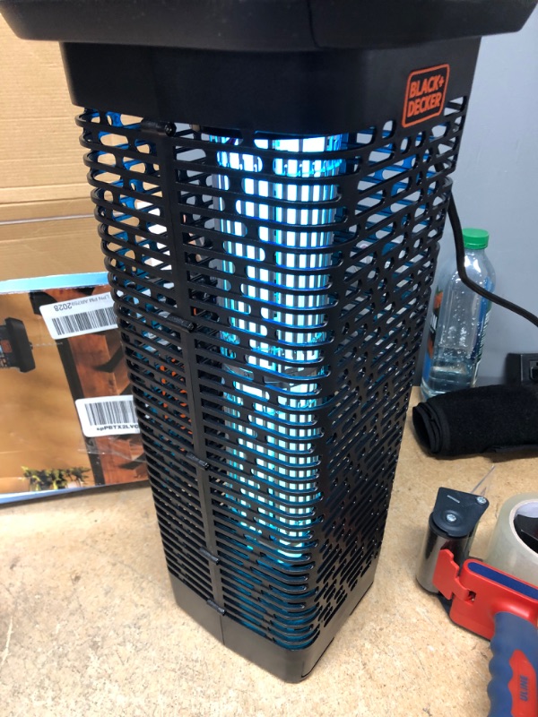 Photo 2 of *** NEW *** BLACK+DECKER Bug Zapper & Fly Trap-Mosquito Repellent- Gnat Killer Indoor & Outdoor Electric UV Bug Catcher for Insects- 2 Acre Coverage for Home, Deck, Garden, Patio Commercial Strength